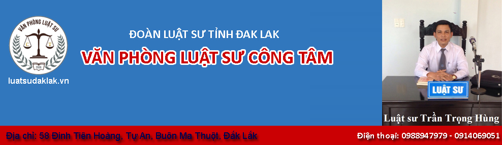 LUẬT SƯ ĐẮK LẮK | luat su dak lak